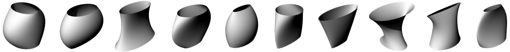 A slice of the randomised forms. 